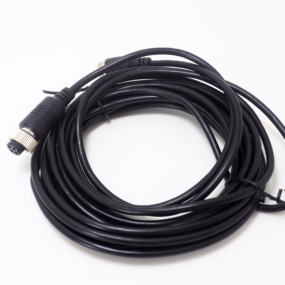 AC-5M 5 stks/partij Luchtvaart Kabel 4-Pin Luchtvaart Extension Connector Video Audiokabel Vier Core Video Premium Kabel voor CCTV Camera