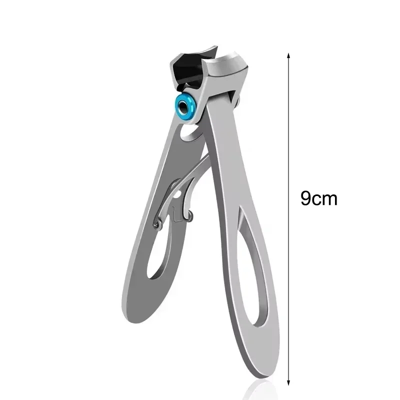 Large Opening Toenail Clipper Stainless Steel Splash-Proof Nail Clipper Portable Dead Skin Removal Cuticle Trimmer Manicure Tool: Dark Khaki