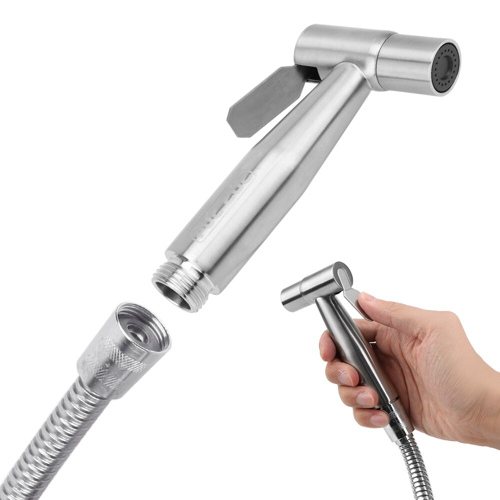 Ręczny bidet słuchawka prysznicowa opryskiwacz ręczny ze stali nierdzewnej końcówki robić bidetu z wężem prysznicowym robić łazienki