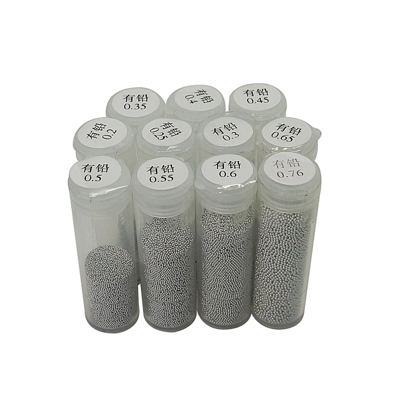 1 pièces BGA boule de soudure 25K billes de soudure à l'étain plombé pour stations de reballage BGA
