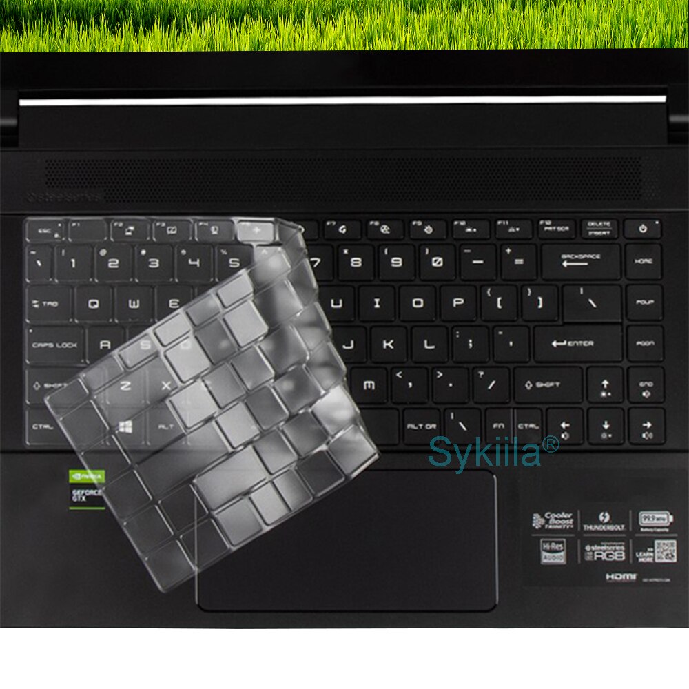 Keyboard Cover for MSI Summit B14 B15 E14 E15 E16 Flip Evo A11 Silicone Protector Skin Case 15.6 17.3 Gaming Laptop Accessories