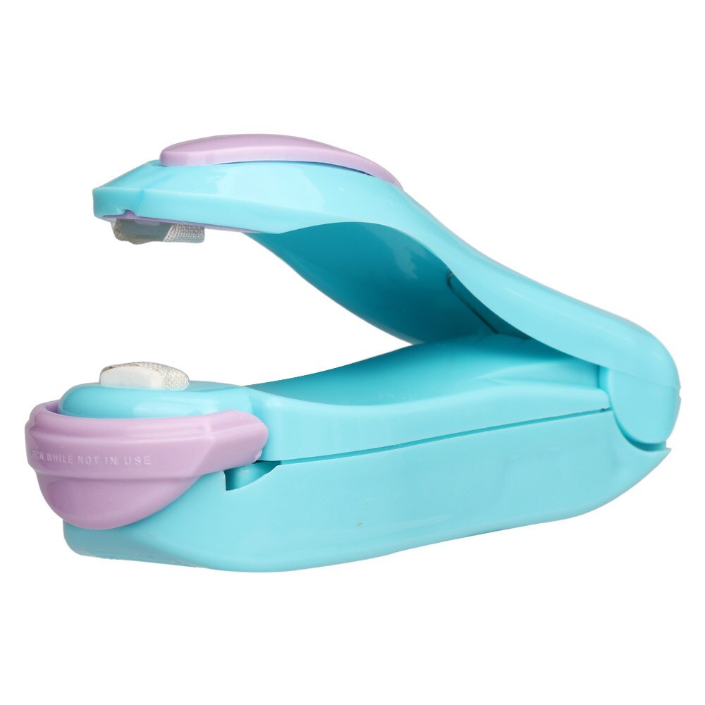 Pakket Mini Gadgets Warmte Sealer Capper Voedsel Saver Voor Plastic Zakken Beste Draagbare Impuls Mini Afdichting Huishoudelijke Machine: Blue