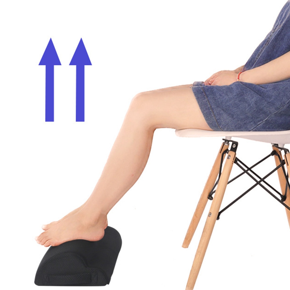 Cojín para los pies ergonómico, soporte para reposapiés, taburete para pies, almohada para ordenador de casa, silla de trabajo, masaje de Reposapiés de viaje