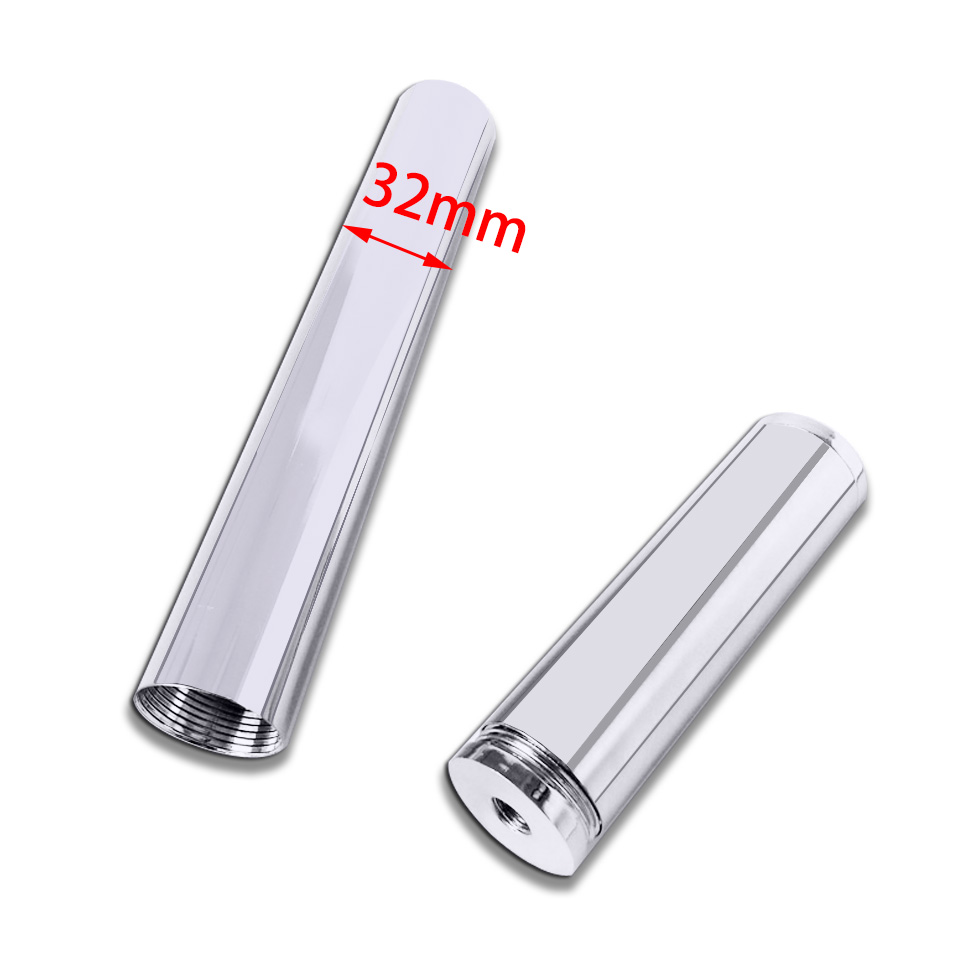 Tubo de ferro de 32mm de diâmetro, tubo reto com dentes internos e acessórios de iluminação para lâmpada de piso e lustre