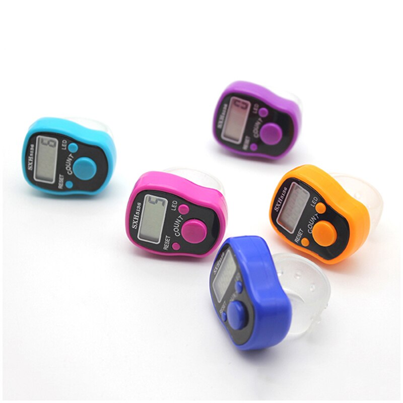 Mini Digit LCD Electronic Digital Golf Finger Hand Ring Tally Row Counter For Kitchen Cooking Tool Timer Reminder Digital Tally: Default Title