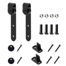 Cabinet Sliding Barn Door Hardware Kit Super Mini Sliding Door Hardware Mounted Hanging Rail Hanger Track Hardware Tools