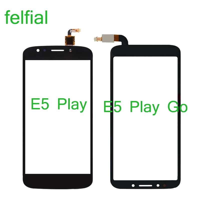 Voor Motorola Moto E5 Spelen XT1920 XT1921 E5 Spelen Go Touch Screen Panel Sensor Digitizer Glas Lens Front Lcd Outer glas