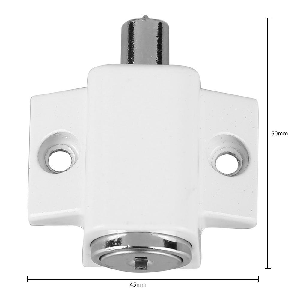 Serrature delle finestre di Scudo Finestra Scorrevole in Alluminio Serrature Di Sicurezza in Acciaio Porte Finestre Serratura di Sicurezza con 2 Chiavi: Default Title