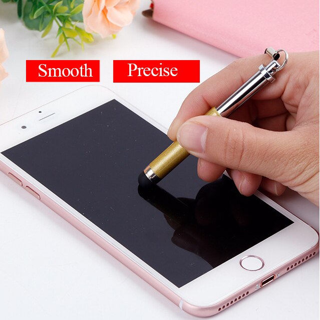 10pcs/lot Retractable Stylus Useful Touch Screen Pen for iPhone 4S 4 3GS iPod Touch iPad