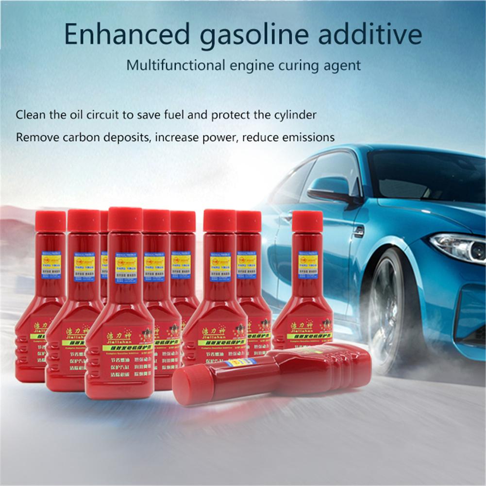 50ml auto benzine brandstof olie saver koolstof reinigingsmiddel verminderen emissies verhogen vermogen verhogen stabilisator brandstofadditief