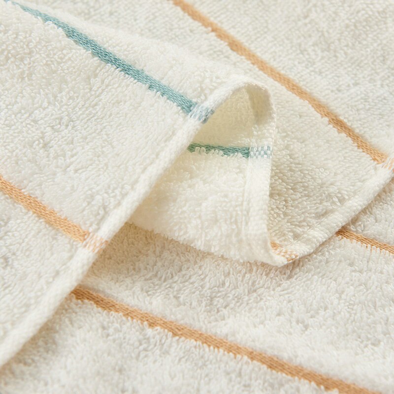 Face Towel Bathroom Super Absorbent Luxury Soft Cotton Anti-Microbial Towels Hand Towel 33x73cm Stripe Style 100% Cotton MJ-1090