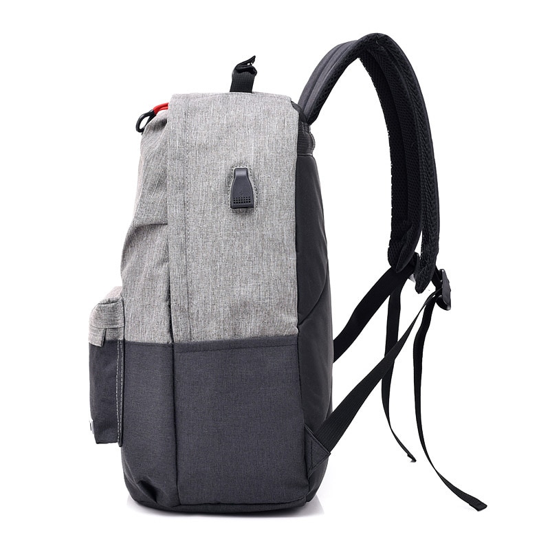 Backpacks for Men Back Pack for School Bag Bagpack Women College Canvas Backpack usb Charger Charging Schoolbag for Laptop KL552