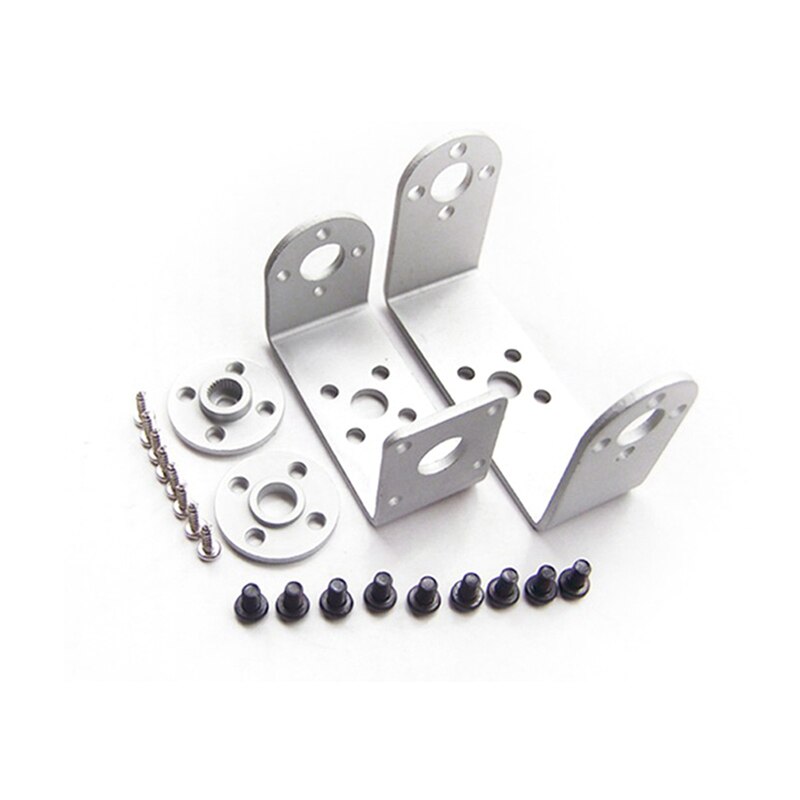 4Pcs Legering Schokdemper Voor Wpl 1:16 Henglong C-14 C-24 & 1x RDS3115MG 15Kg Gear Voor Robot Servo(270 Graden)