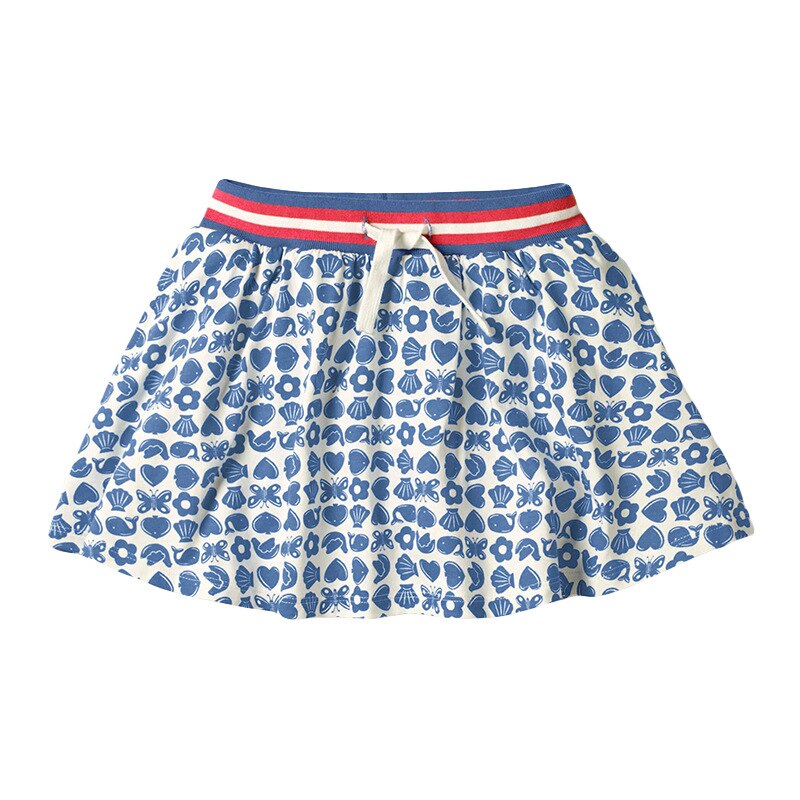 Zomer Baby Meisje Kleding Katoen Mini Dier Bloemenprint Lolita School Leuke Rokken Voor Kids 2-7 Jaar