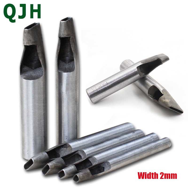 Leder Elliptischen Loch Punch Oval Winkel Abstand Gürtel Stanzen Werkzeuge DIY Handwerk Leder Puncher Loch Bohren Werkzeug Kunststoff Werkzeuge