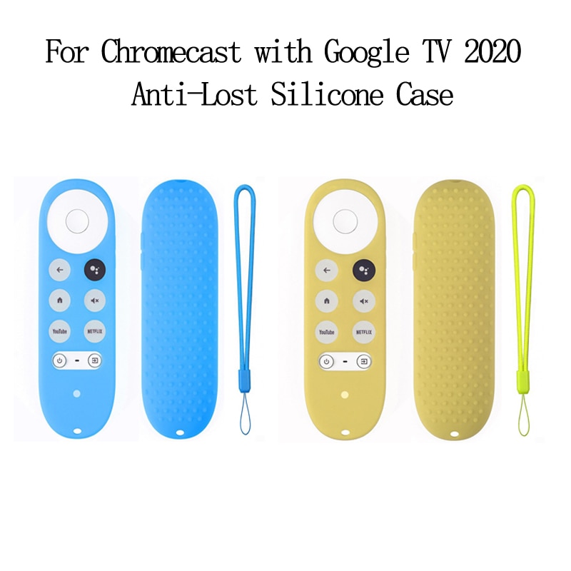 Custodia in Silicone 2020 per Chromecast con Google TV 2020 custodia protettiva antiurto per telecomando vocale Chromecast