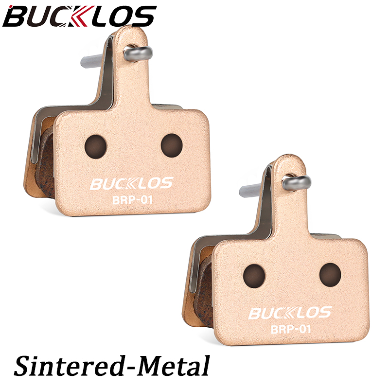 BUCKLOS Fit B01S pastilla de freno de disco resina semimetálica cerámica pastillas de bicicleta pastillas de frenos hidráulicos para SHIMANO MT200 MT400: Amarillo claro