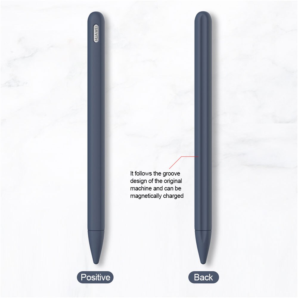 Funda de silicona para Huawei m-pencil Stylus, punta de lápiz de carga inalámbrica para Huawei Mate Book, cubierta protectora