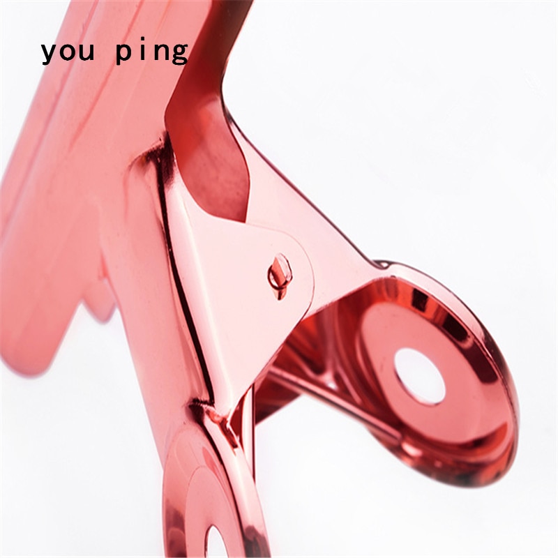 50mm 38mm 31mm 22mm Multicolor Round Metal Clamp Paper Bookmark Clips Memo Clip Student School Office Supplies