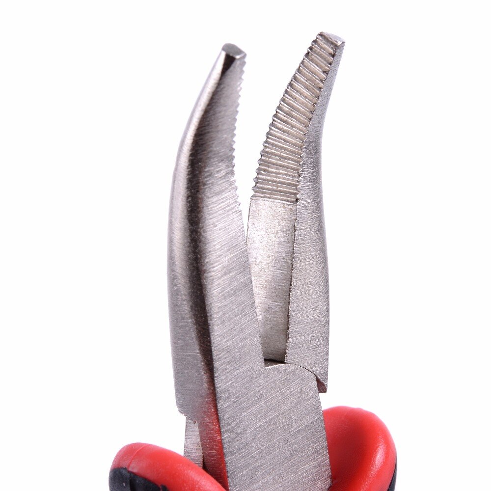 Alicates de pelo de acero inoxidable de 3 agujeros, herramientas de extensión de cabello Diy, alicates de tipo plano de ranura de 6mm, abrazadera para extensión de cabello