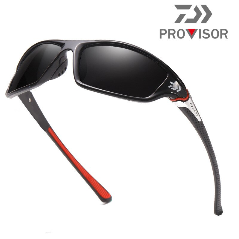 Daiwa ramme hd polariserede solbriller pro fiskeri briller vandreture løb golf udendørs sport solbriller  p120: 1