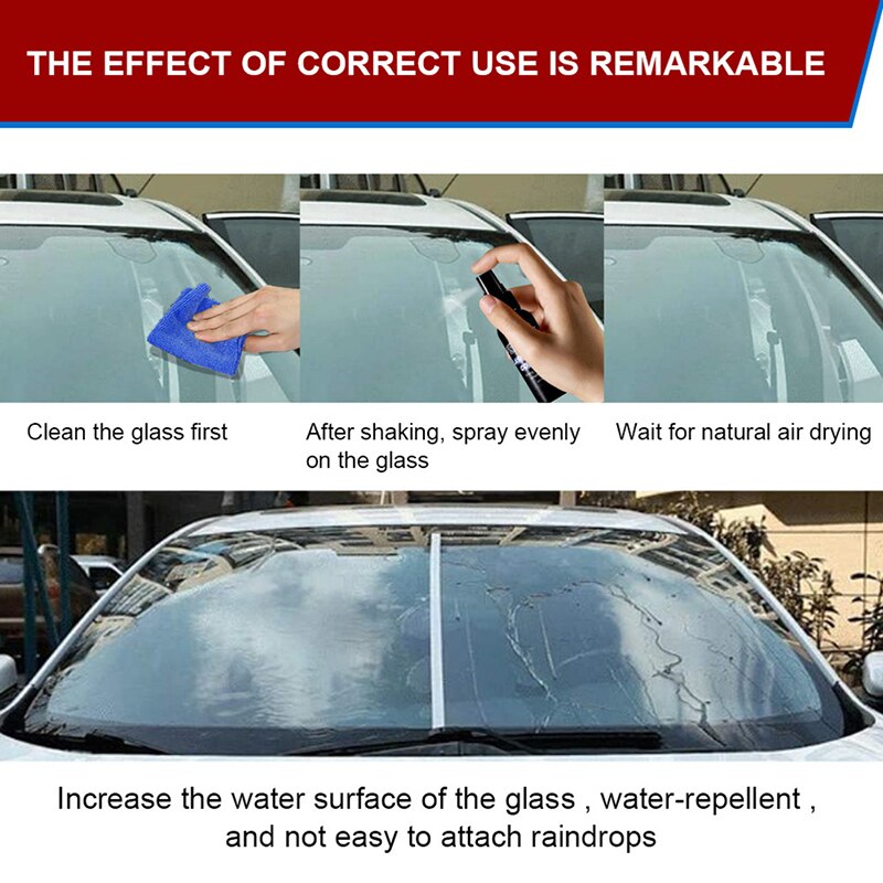 50ml Automobile Windows Anti Fog Anti-rain for Cars Nano Hydrophobic Coating