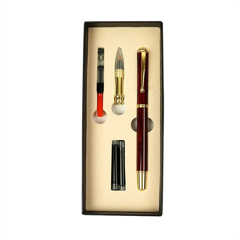 Draagbare Langhao Vulpen Soort Borstel Kalligrafie Kopiëren Kan Toevoegen Inkt En Mooie Zachte Pen