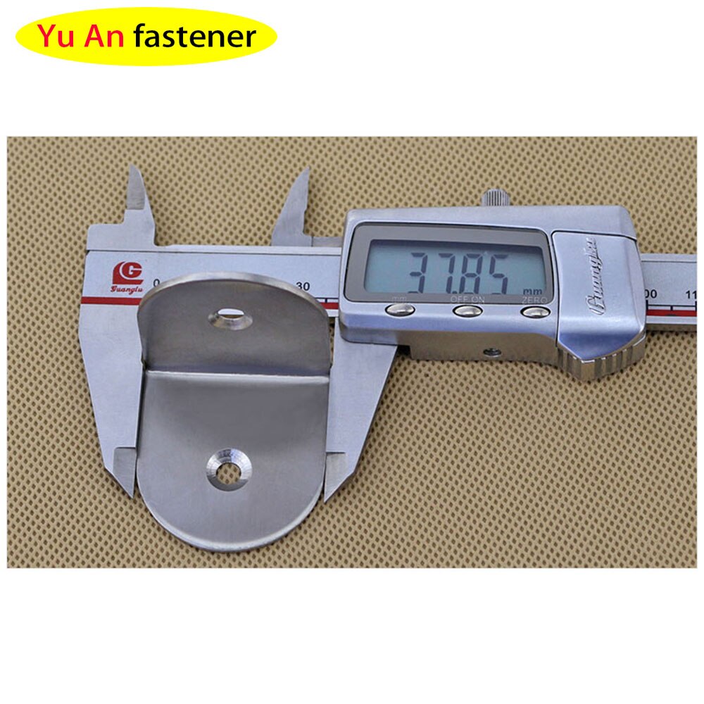 Stainless Steel Angle Code 90 Degree Right Angle Code L-shaped Angle Code Connector Thickened Angle Code L-shaped Bracket 5Pcs