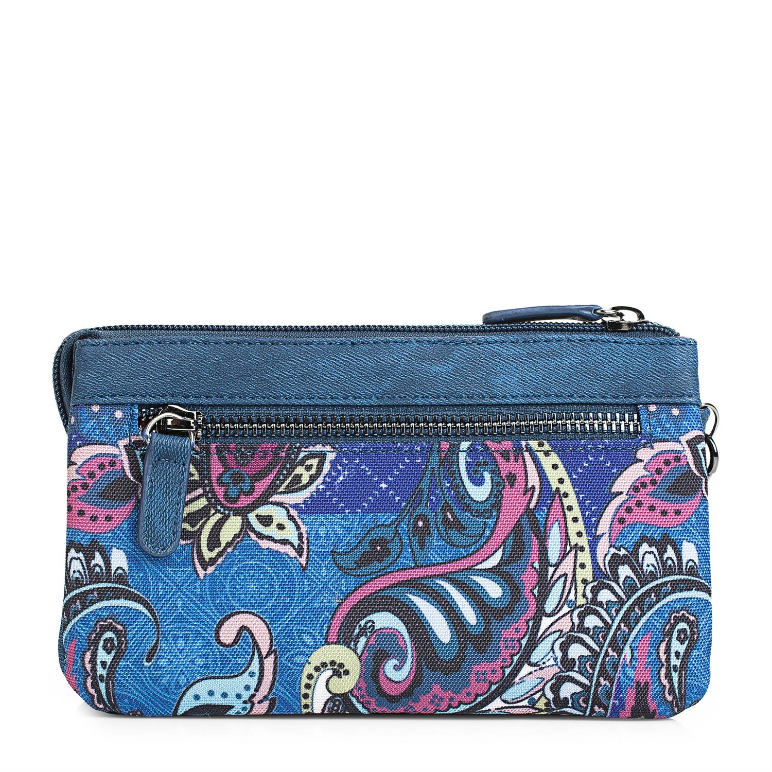 Skpat Sammlerstücken Hartford brieftasche, Brieftasche, karten halter UND PU UND Leinwand ändern geldbörse Triple Frauen De Leder CA