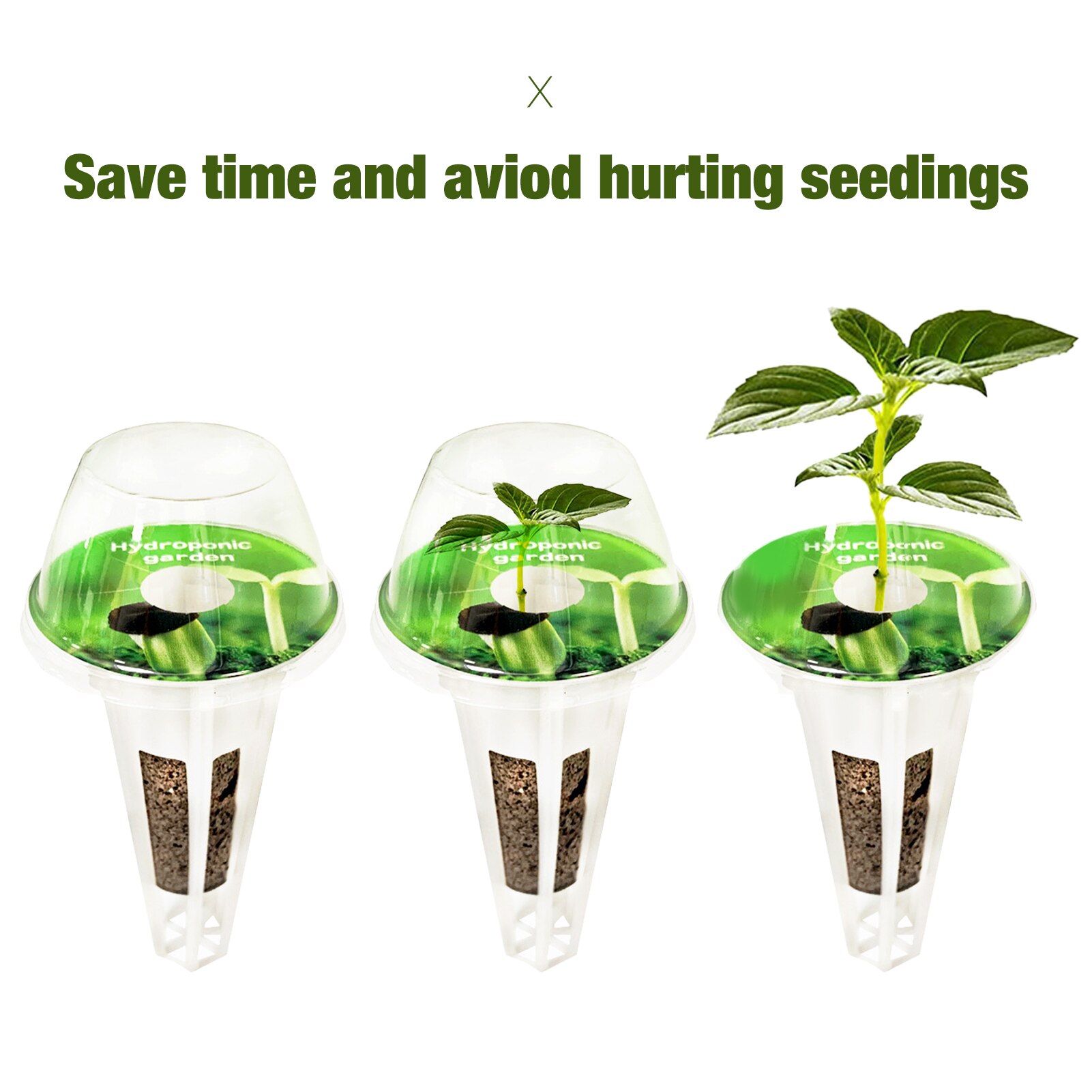 Domo de cultivo para plantas, cúpula de humedad reutilizable, cubierta transparente para plantas de jardín, Mini cúpula de 4 Cm para plantas de arranque de semillas