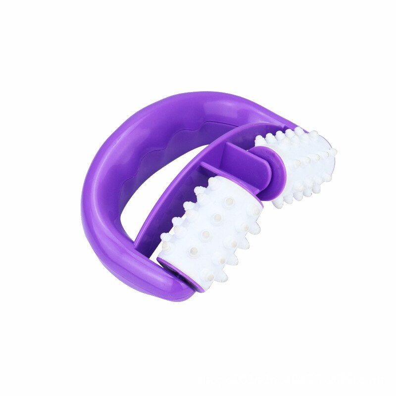 8 Wiel Drijvende Massage Roller Arm Been Nek Spier Roller Tissue Fitness Gym Blok Yoga Pilates Sport Foam Roller Massage bal: 2-purple