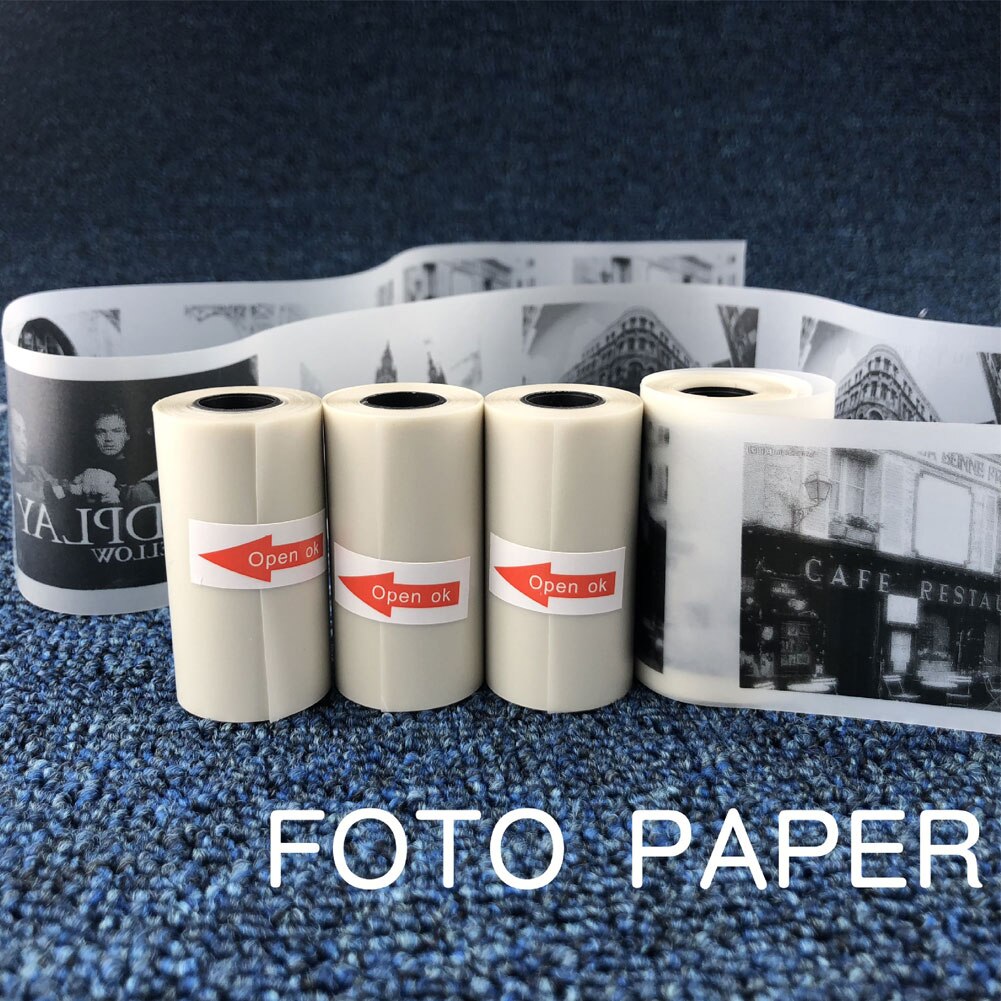 Neue 57x30mm halb-transparent Thermische Druck Rolle Papier für Paperang Foto Drucker