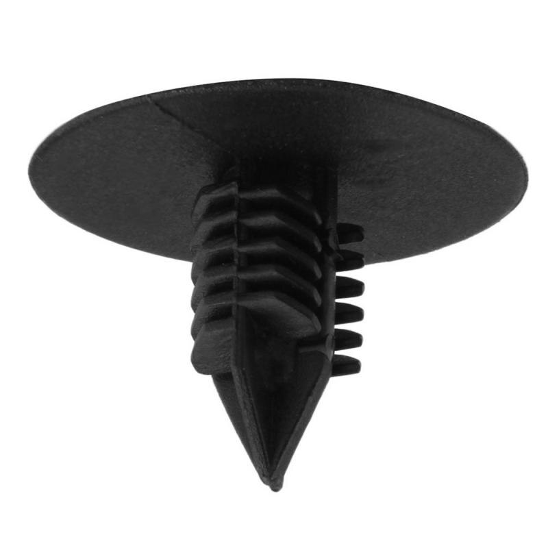 10Pcs Black Plastics Wheel Arch Lining Splash Guard Trim Clips For Renault Clio MK2 Scenic Megane Car Styling Fender Accessories