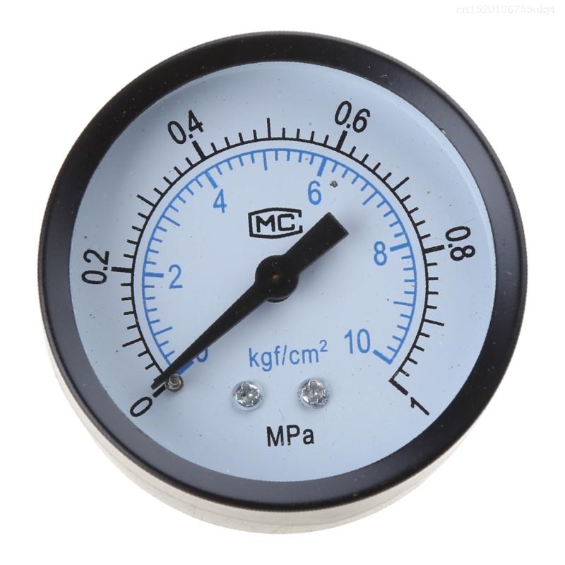 Pneumatisches Luftdruckmessgerät, mechanisch, 0–10 Bar, 1/4 Vakuummeter für Kompressor