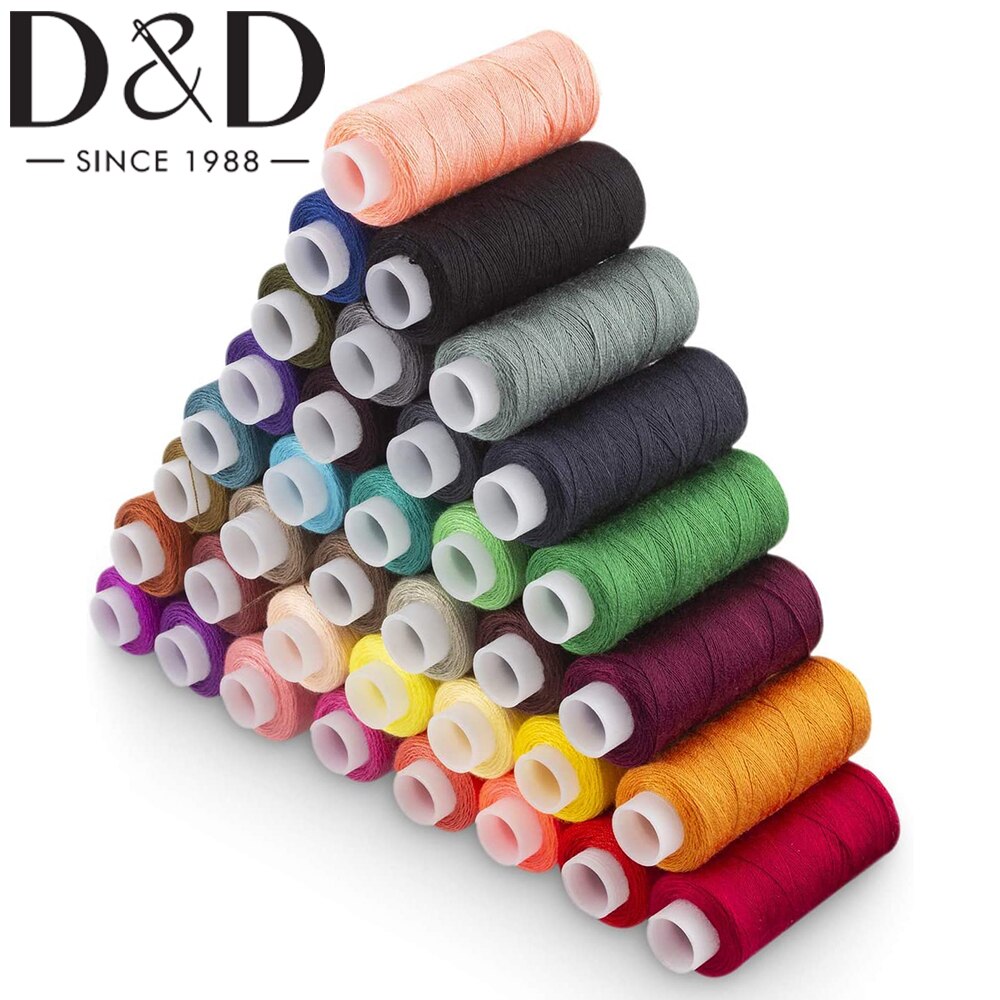 Fil à coudre en Polyester, 39 pièces/lot, pour Quilting, broderie, Machine, bobines, accessoires de couture à la main
