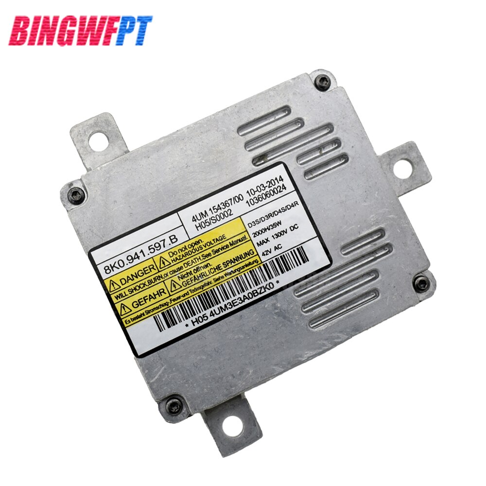 8K0 941 597 B HIDS Xenon Ballast Control Unit for A4 A6 A3 Q3 HID D3S N10721805 Gas Discharge lamps 8K0941597B