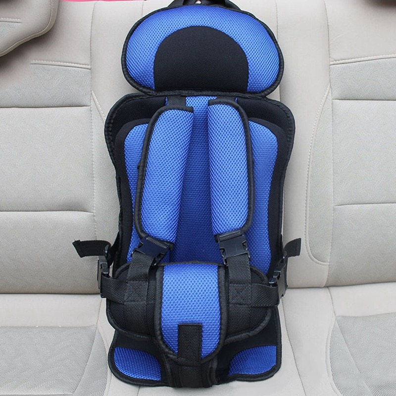 Draagbare baby-autostoel, kinderautostoel, verstelbare riem, stoeldrager, kinderautostoel, baby-autostoel, kussen, 1-12 jaar