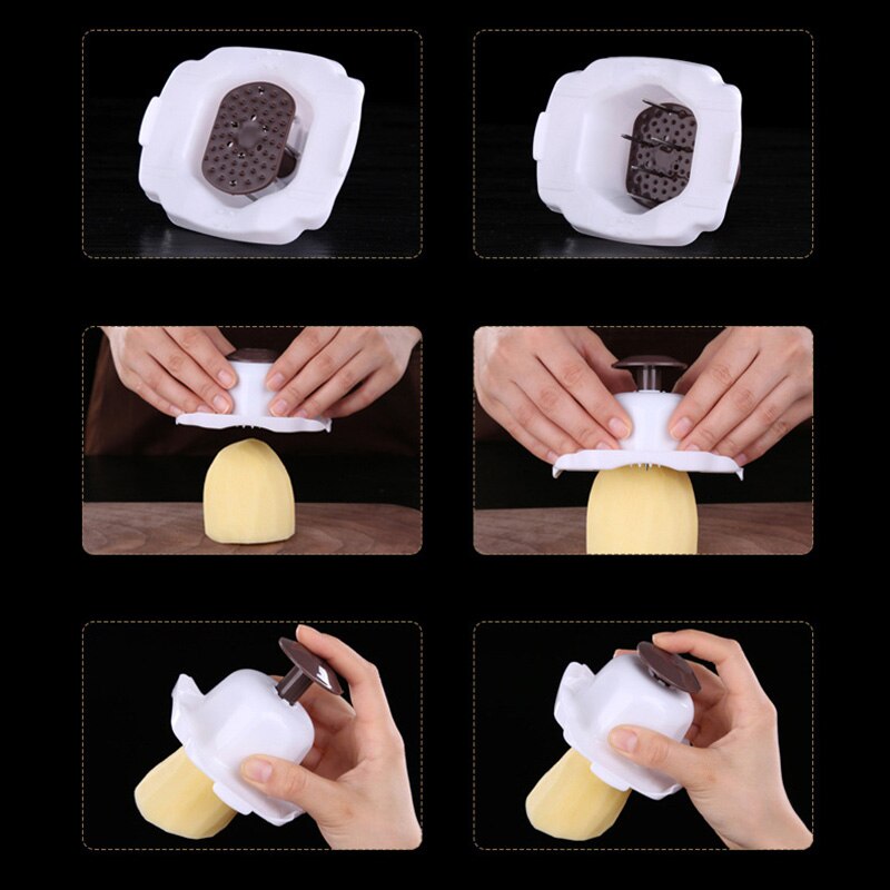 QuickDone Multifunctionele Mandoline Slicer Groente Cutter Met Rvs Blade Aardappel Wortel Rasp Keuken Tool AKC6235