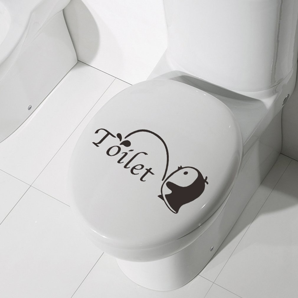 Wc Sliding Sticker Pinguïn Wc Sticker Badkamer Decoratief Schilderen ... – Vicedeal