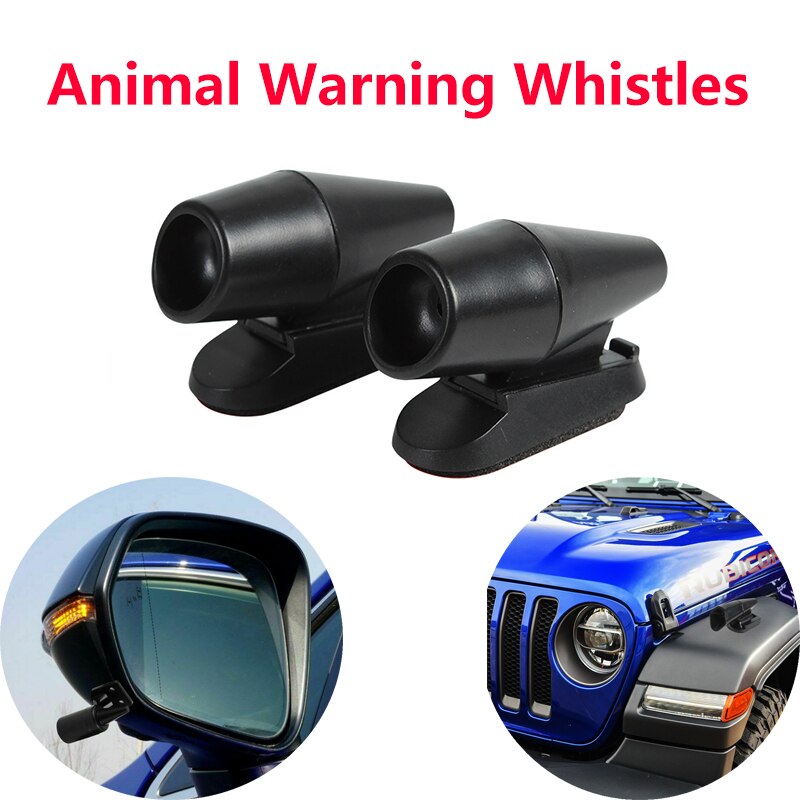 1 Pair Car Animal Alarm Ultrasonic Deer Cattle Dog Monkey Cat Alert Warning Whistles Safety Sound Alarm Car Forest Driving