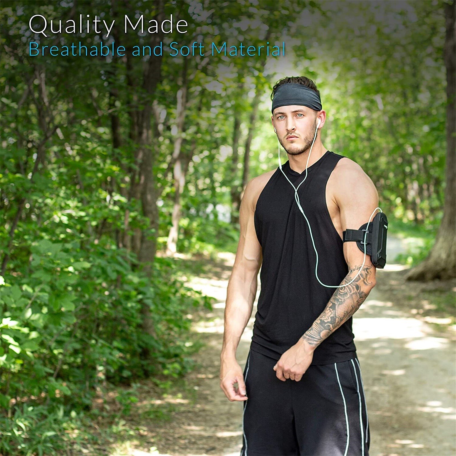 Unisex Sport Haarband Comfortabele Zweetband Fitness Elastische Voor Mannen Vrouwen De Uniek Ontworpen Effen Kleur Sporting Hoofdband