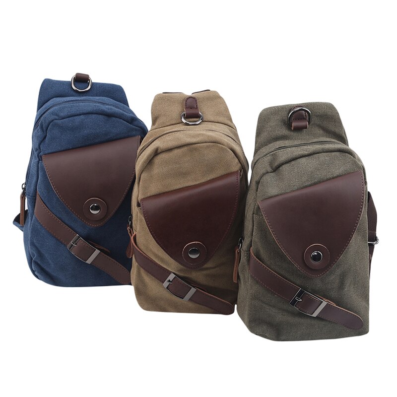 Universele canvas schoudertas kleine rugzak retro heren dames outdoor reizen bergbeklimmen grote capaciteit rugzak