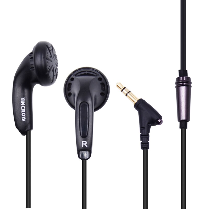 Originele Yincrow X6 In Ear Oortelefoon Oordopjes Platte Hoofd Plug Oordopjes Pk PK1 MX985 Oordopjes Doden Monnik Oordopjes: Black no mic