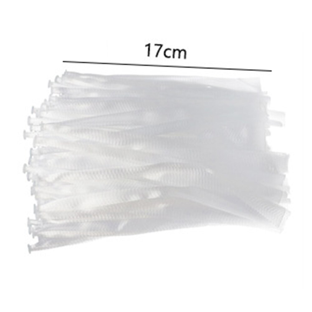 100 Stks/set Douche Riool Afvoerputje Zeef Mesh Wegwerp Aanrecht Filter Douche Filter Bad Stopper Afvoerputje