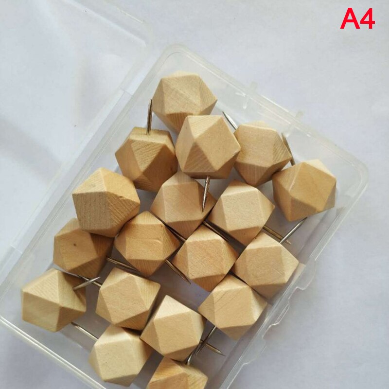 Map Markers Wooden Drawing Photo Wall Studs Cork Board Pins Thumbtack Pushpin Painting Tool Office School Supplies: A4