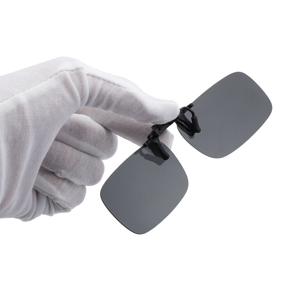 1PC Polarized Clip On Flip Sunglasses UV400 Anti-Glare Sun Glasses Flip Night Vision Glasses Driving Fishing Cycling Eyewear