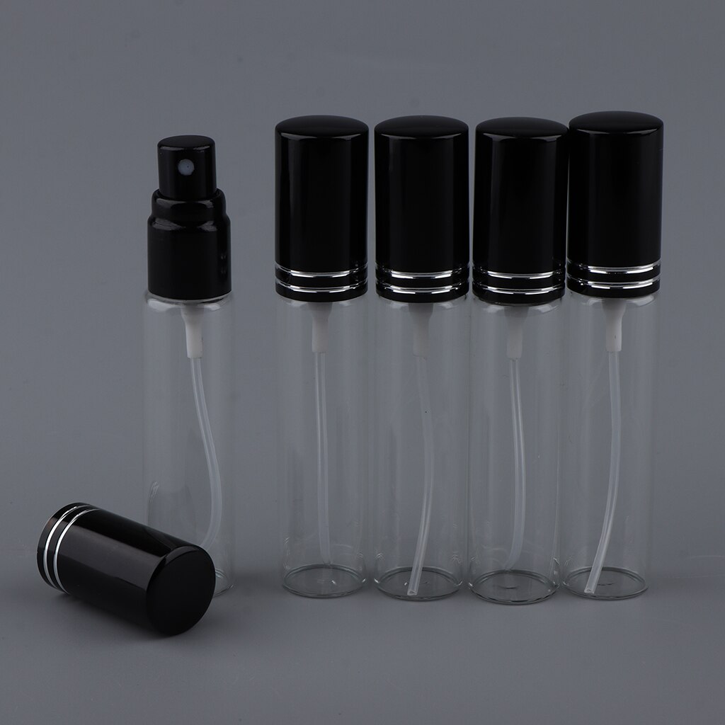 10ml glas spray parfume flasker  , 5 stk rejse lille tom forstøver flaske duft fin tåge fødselsdag