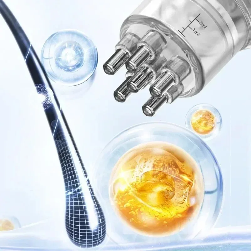 1 Pc Draagbare Hoofdhuid Applicator Vloeibare Kam Mini Massager Essentiële Olie Vloeibare Begeleiden Massager Anti Haaruitval Hoofdhuid Care Tool