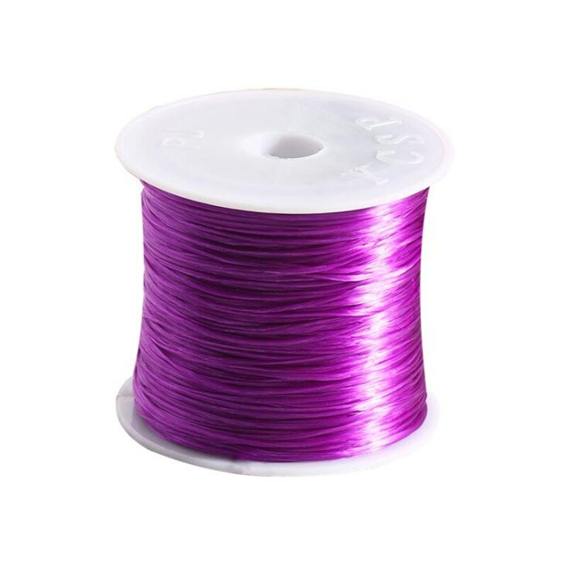 60M/Roll Sterke Elastische Crystal Frezen Cord 1Mm Voor Armbanden Stretch Discussie String Ketting Diy Sieraden Maken cords Lijn