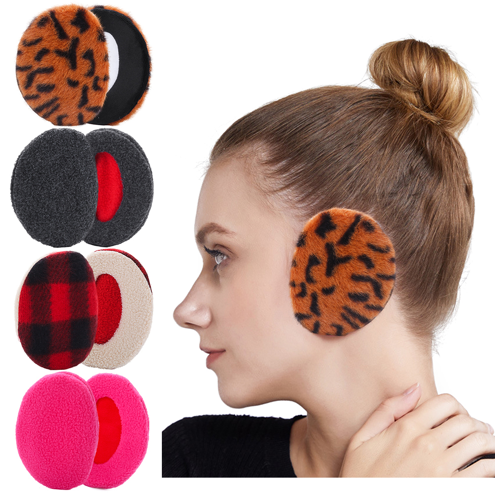 Adulte femmes homme hiver oreillettes sans bande chauffe-oreilles cache-oreilles couverture d'oreille polaire cache-oreilles: Set3-M